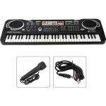 Mogoi piano pour enfants multifonctionnel clavier de 61 touches avec microphone