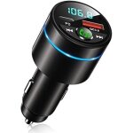 Mohard transmetteur fm bluetooth 5. 3 tout m�tal bluetooth voiture chargeur rapide de voiture pd 30w ...