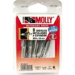 Molly lot de 16 chevilles - 4x33 mm + vis