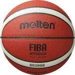 Ballon de basket - molten - bg3800 - taille 7 - couleur orange - homologu fiba