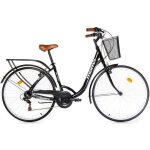 Moma bikes - vélo de ville - city classic 28 - aluminium shimano - 18 vitesses Moma bikes - vélo de ville - city classic 28 - aluminium shimano - 18 vitesses