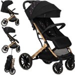 Momi estelle plus light poussette bébé citadine ultra compacte - de 6 mois - jusquà 22kg ? noir Momi estelle plus light poussette bébé citadine ultra compacte - de 6 mois - jusquà 22kg ? noir