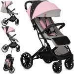 Momi estelle plus light poussette bébé citadine ultra compacte - de 6 mois - jusquà 22kg ? rose Momi estelle plus light poussette bébé citadine ultra compacte - de 6 mois - jusquà 22kg ? rose