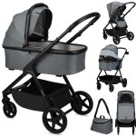Momi giselle - poussette combin�e 2en1 - nacelle & poussette r�versible - jusqu?� 22 kg - accessoires ...
