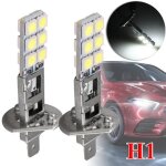 Momotou 2 pices led h1 ampoules 55w 12v super bright 6000k blanc kit dampoules de phare  led fog driving ...
