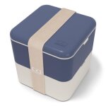 Monbento - bento box - grande lunch box 2 compartiments - idal pour travail / ecole - made in france ...