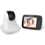 Moniteur pour b�b� magicfox babyphone 3. 5 - cam�ra rotative 360� - vision nocturne - mode vox