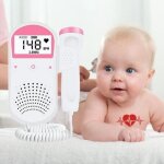 Moniteur de fréquence cardiaque f?tal lemonda - doppler baby prénatal sonar - rose - numérique Moniteur de fréquence cardiaque f?tal lemonda - doppler baby prénatal sonar - rose - numérique