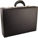 Attaché case - monolith - 71180 - simili cuir noir - 2 serrures à combinaison - 420x296x85 mm Attaché case - monolith - 71180 - simili cuir noir - 2 serrures à combinaison - 420x296x85 mm
