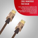 Câble hdmi - monster - m2000 - uhd 4k hdr10 + - 25gbps - 1. 5 m Câble hdmi - monster - m2000 - uhd 4k hdr10 + - 25gbps - 1. 5 m