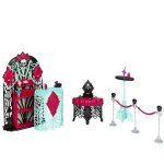 Poupée mannequin - monster high - bdd91 - salon avec accessoires - couleurs rouge bleu noir Poupée mannequin - monster high - bdd91 - salon avec accessoires - couleurs rouge bleu noir