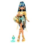 Monster high - cleo de nile - poupée avec animal et accessoires hxh74 Monster high - cleo de nile - poupée avec animal et accessoires hxh74