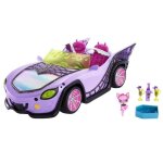 Monster high - goule mobile - voiture avec animal et accessoires hhk63
