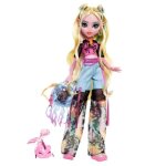 Monster high - poupe lagoona blue - poupe avec animal et accessoires hxh75