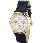 Montre automatique - st. leonhard - dor - cuir vritable - mcanisme sea - gull ty - 2545 - 5 atm