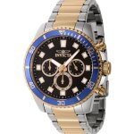 Montre bracelet - invicta - pro diver 46059 - quartz - noir - acier inoxydable - 10 atm