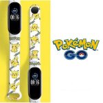 Montre bracelet pok�mon pikachu blanche lcd tactile