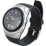 Montre bracelet radio pilote - st. leonhard - rc - 1240. duo - double affichage - acier - noir