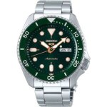 Montre bracelet - seiko - 5 sport - automatique - tanche 100m - cadran vert lumineux