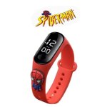 Montre bracelet spiderman lcd rouge