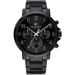 Montre - tommy hilfiger - dorrj - cadran noir - bracelet acier inoxydable - multifonction
