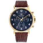 Montre bracelet - tommy hilfiger - wrglk - cuir - quartz - tanchit 5 atm