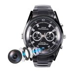 Montre cam�ra espion hd 1080p vision nuit d�tection mouvement audio vid�o rom 32 go noir yonis
