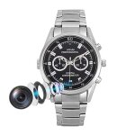 Montre cam�ra espion hd 1080p vision nuit d�tection mouvement audio vid�o rom 64 go argent yonis