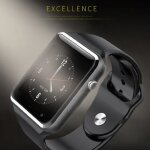 Montre avec cam�ra intelligente � �cran tactile avec fente pour carte sim podom�tre fitness tracker montre ...