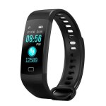 Montre connect�e android ios bracelet cardio smartwatch ip67 podom�tre noir yonis