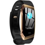 Montre connect�e avec cardio fr�quencem�tre tensiom�tre femmes homme etanche bracelet connect� �cran ...