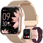 Montre connect�e femme avec appel bluetooth 5. 3 smartwatch fonction f�minine 8 sport - fr�quence cardiaque ...