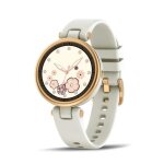 Montre connecte femme - qr01 - tanche - cardiofrquencemtre - moniteur de sommeil - blanc
