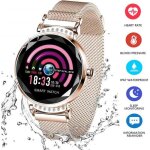 Montre connecte femmes lamzienh2 bracelet connect podomtre cardio de sommeil frquence cardiaque ...
