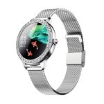 Montre connecte femme - marsee - ronde petite taille 109 avec podometre cardiofrequencemetre pour android ...