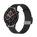 Montre connectée fw58 vanad pro ip68 avec bracelet en maille milanaise maxcom noir Montre connectée fw58 vanad pro ip68 avec bracelet en maille milanaise maxcom noir