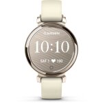 Montre connect�e - garmin - lily 2 - 254 x 213 mm - cream gold avec bracelet blanc coco