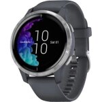 Montre connect�e - garmin - venu - argent - gris clair - suivi cardiaque - gps - notifications intelligentes ...