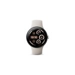 Montre connect�e - google - pixel watch 3 - 45 mm - argent poli - bracelet porcelaine - wi - fi