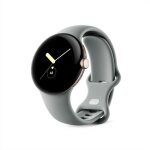 Montre connect�e google pixel watch - 41 mm - champagne or actif - bracelet hazel