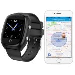 Montre connecte gps snior enfant traceur cardio temprature android ios sans temperature corporelle ...