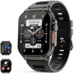 Montre connecte sportifs femme homme avec dictaphone appel bluetooth cran 196? pour samsung iphone ...