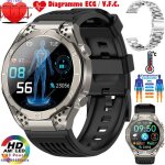 Montre connectée ecg xtraditech cardiofréquencemètre thermomètre moniteur santé multiparamétrique Écran ... Montre connectée ecg xtraditech cardiofréquencemètre thermomètre moniteur santé multiparamétrique Écran ...
