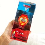 Montre - pixar - cars - lectronique - quartz - digital - rouge