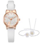 Montre enfant fille insfity - bracelet p�querette - blanc - analogique