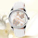 Montre enfant fille de marque jolie papillon blanc bracelet pour tudiant ado