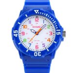 Montre enfant garçon de marque analogique trés jolie bracelet pour étudiant ado bleu Montre enfant garçon de marque analogique trés jolie bracelet pour étudiant ado bleu