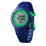 Montre enfant ice - watch en plastique bleu - 241283 - digital - water resistant - sport - natation