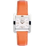 Montre femme bracelet cuir - herbelin - montre michel herbelin vme avenue cuir orange
