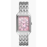 Montre femme - fossil - es5401 - acier inoxydable argent - bo�tier rectangulaire 7 mm - �tanch�it� 5 ...